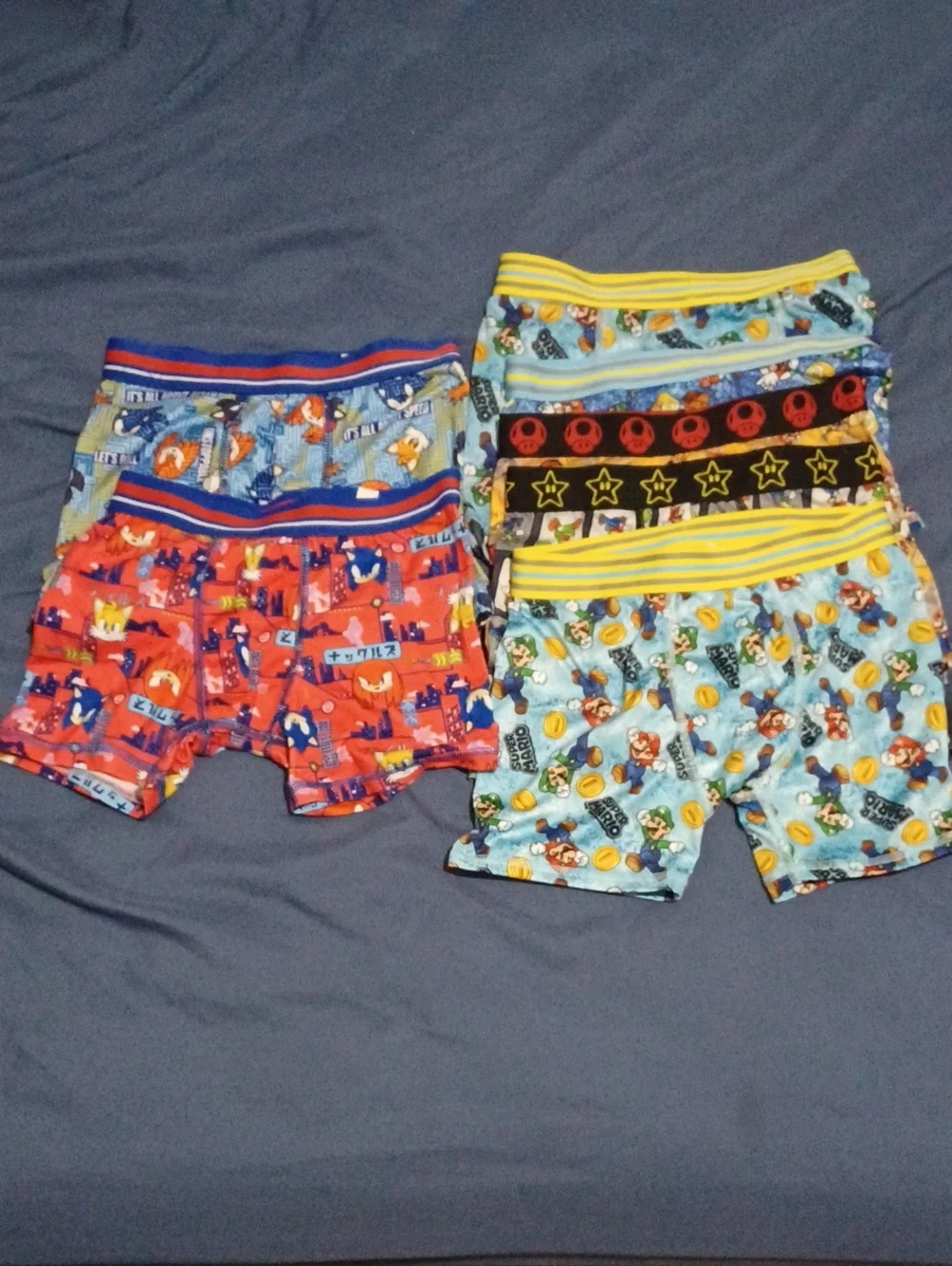 Bundle Of 7 Boxer Briefs Size 8